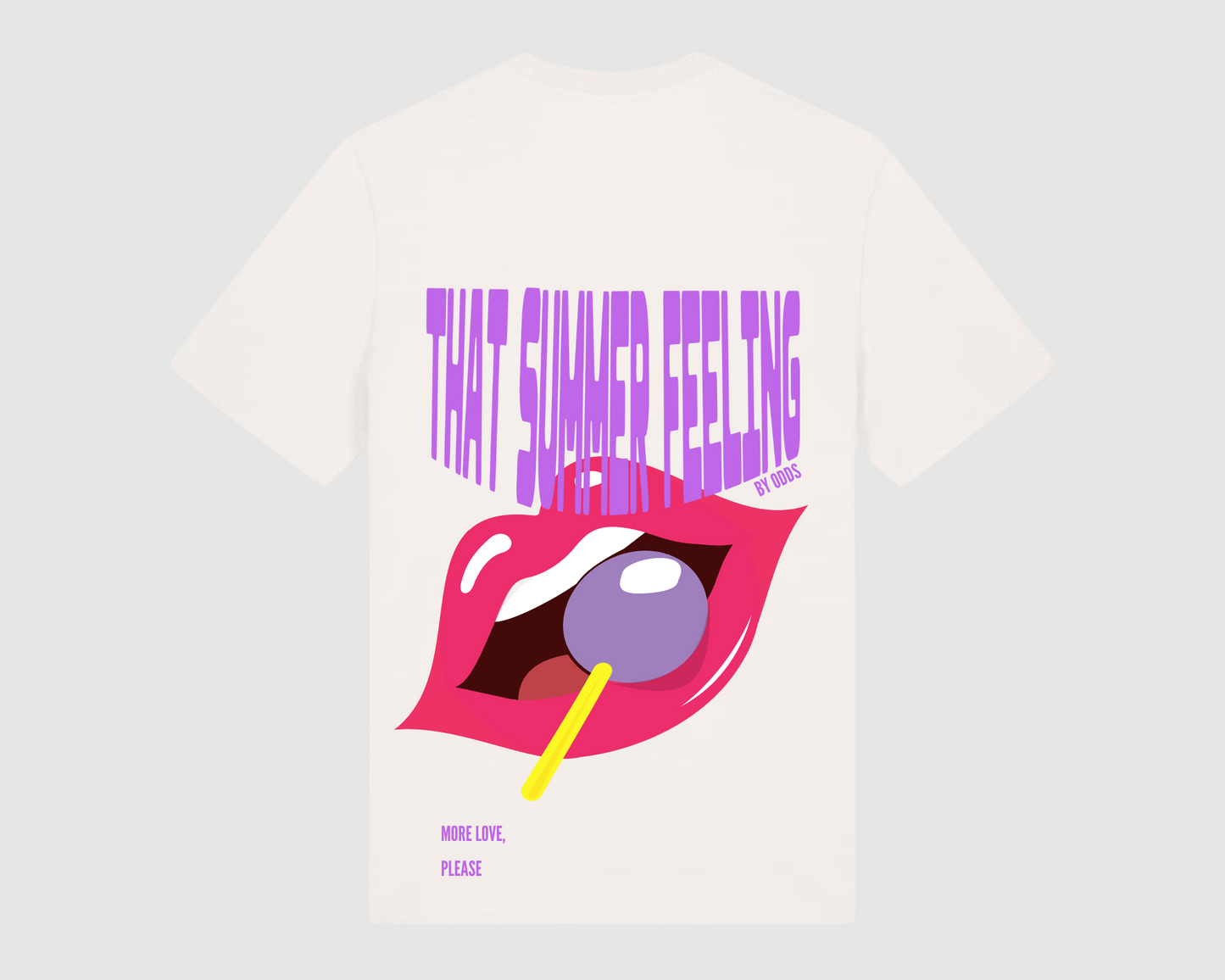 T-shirt "that summer feeling" blanc