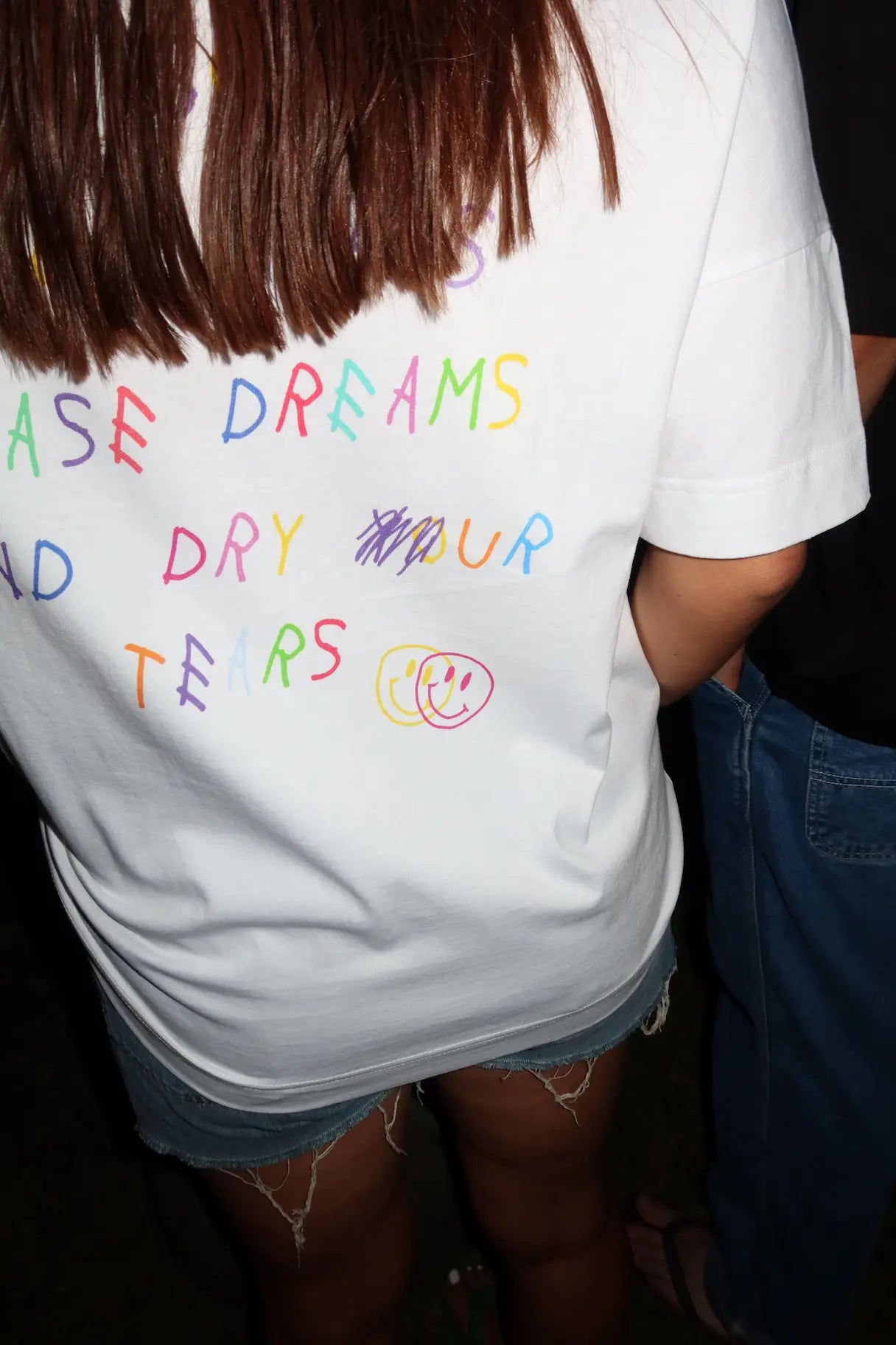 T-shirt "big goals" noir