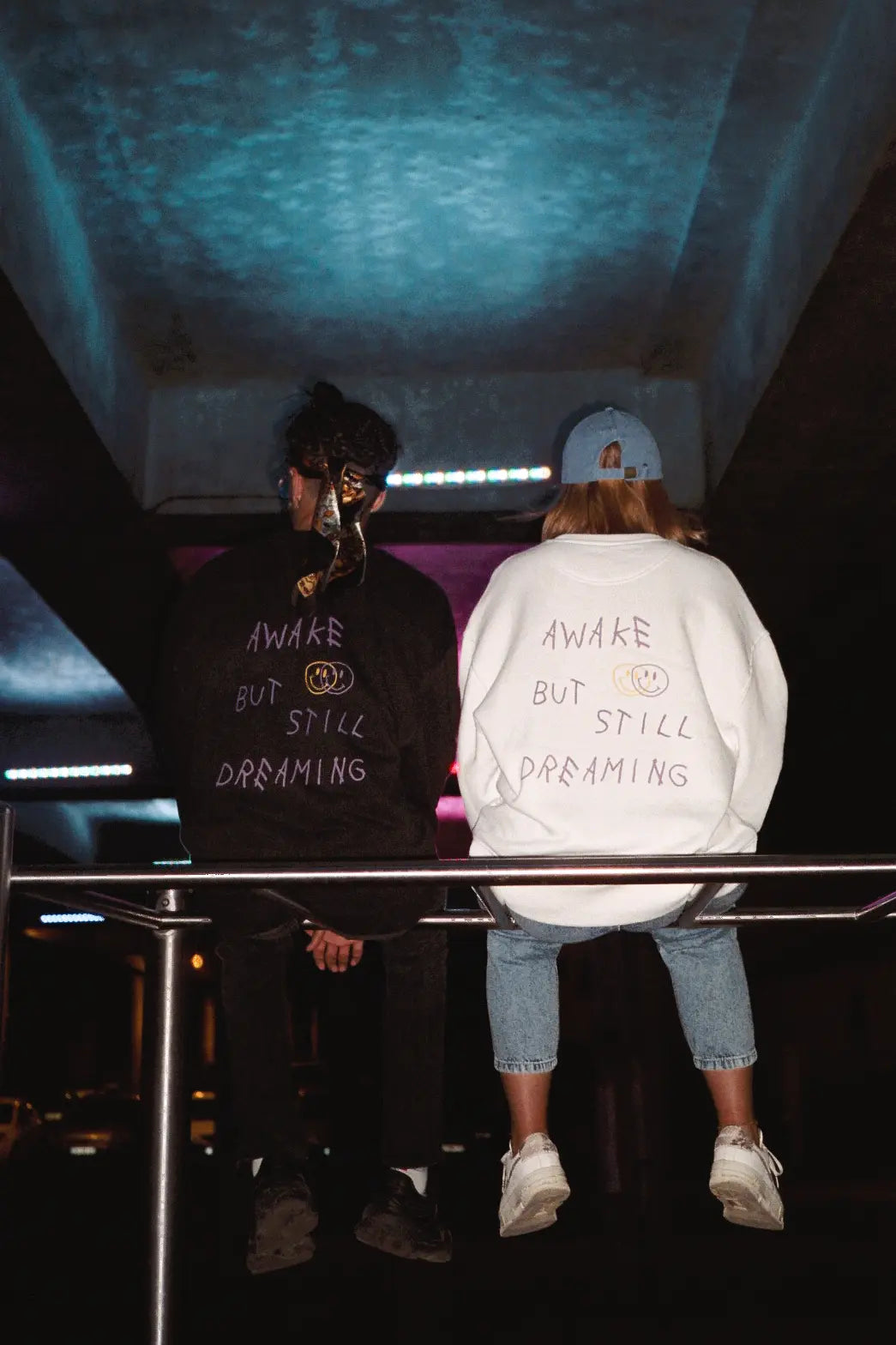 Sweat "still dreaming" blanc