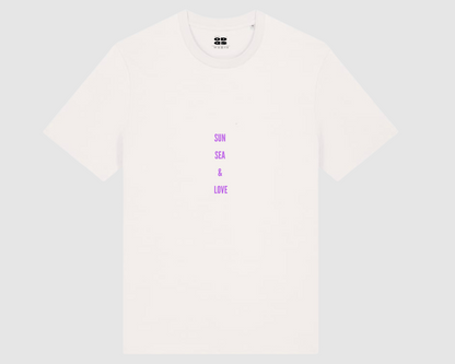 T-shirt "that summer feeling" blanc