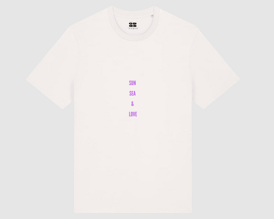 T-shirt "that summer feeling" blanc
