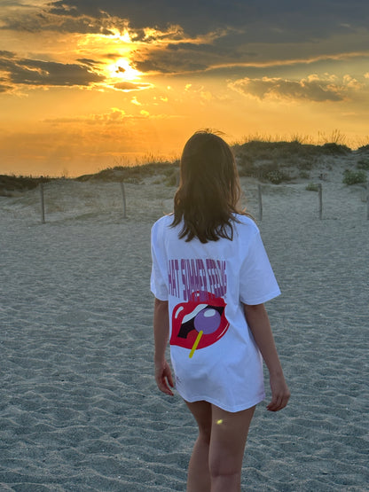 T-shirt "that summer feeling" blanc